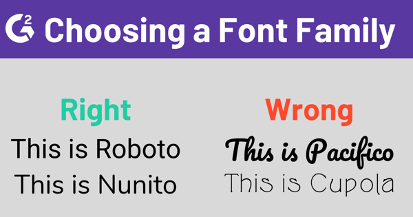 Choosing a Typography Family for a Website
